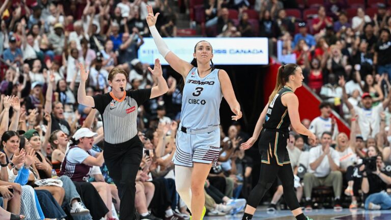 Mabrey scores 30 points, Tempo hold off Liberty for victory - Sportsnet.ca