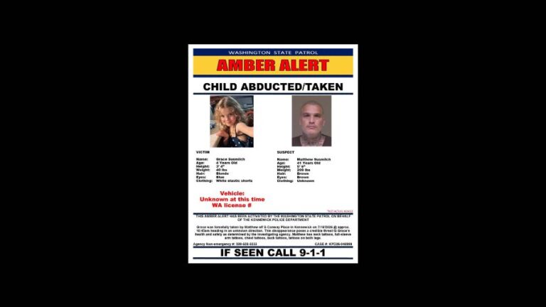 Amber Alert issued for girl forcibly taken in Kennewick - MyNorthwest.com
