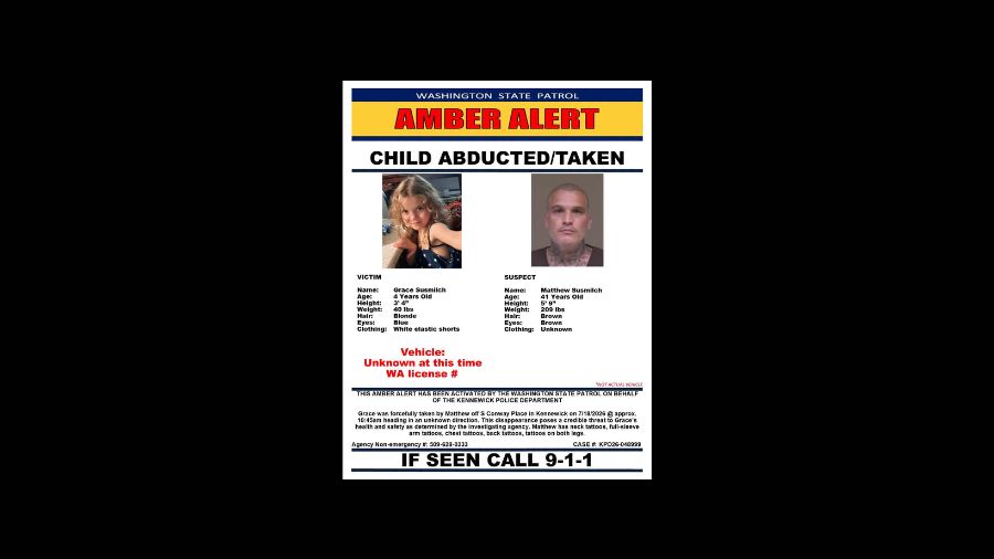 Amber Alert issued for girl forcibly taken in Kennewick - MyNorthwest.com