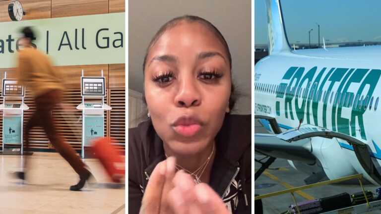 Woman Flies Frontier From Atlanta To Florida. Then They Get An Announcement Before Takeoff: ‘The Brakes Are Stuck’ - BroBible