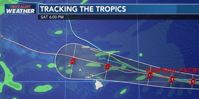 First Alert Forecast: Fausto is moving towards the Central Pacific - Hawaii News Now