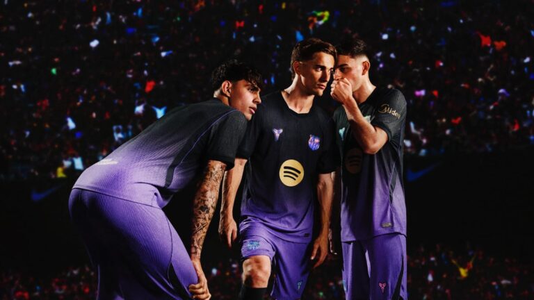 Barcelona unveils striking black‑and‑purple Kobe Bryant–inspired away kit for 2026–27 - Diario AS