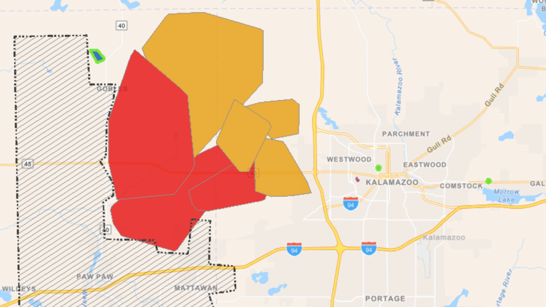 Thousands without power in Kalamazoo and Van Buren counties - WWMT