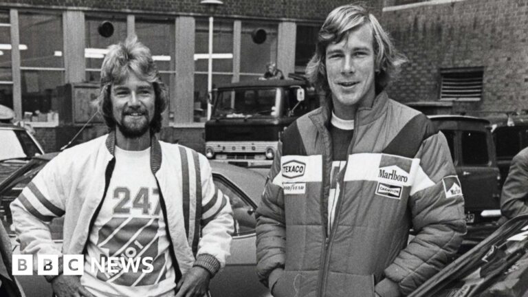 Noel Edmonds recalls Norfolk rally crash with F1 star James Hunt - BBC