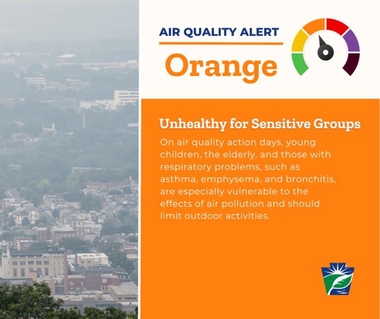 DEP Declares Code Orange Air Quality Alert for Wildfire Smoke for Monday, July 20, 2026, for Western Pennsylvania - Commonwealth of Pennsylvania (.gov)