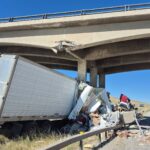 Truck Rams Bridge, I-80 Near Rawlins Wyoming - K2 Radio