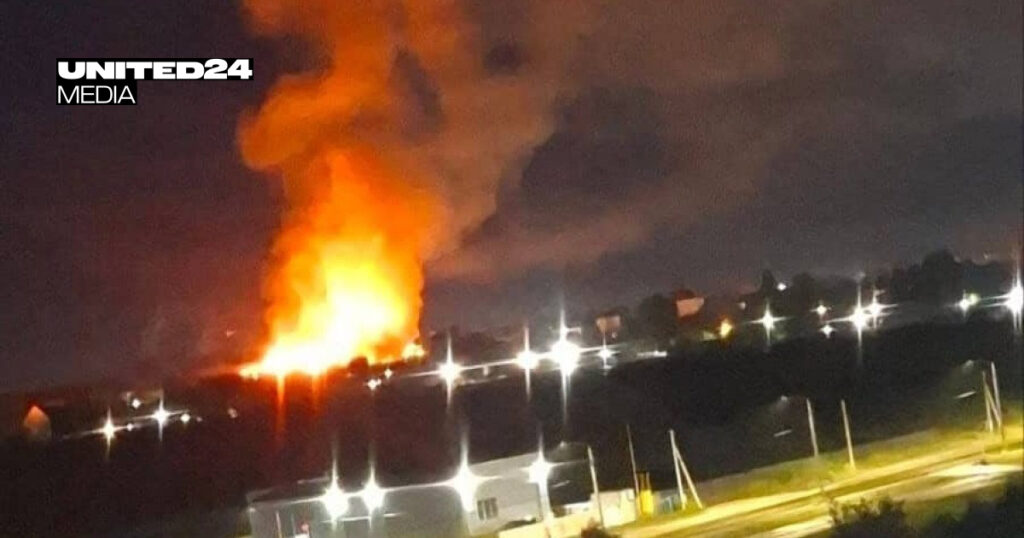 Fire Breaks Out at Military Site Beside Russia’s Engels-2 Strategic Bomber Base - UNITED24 Media