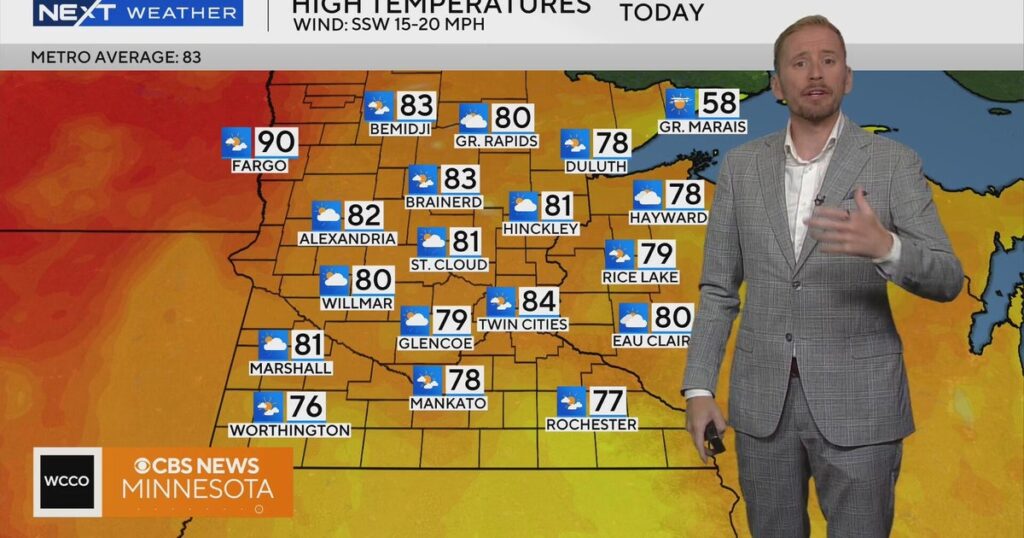 NEXT Weather: 5 a.m. report for Minnesota from July 24, 2026 - CBS News