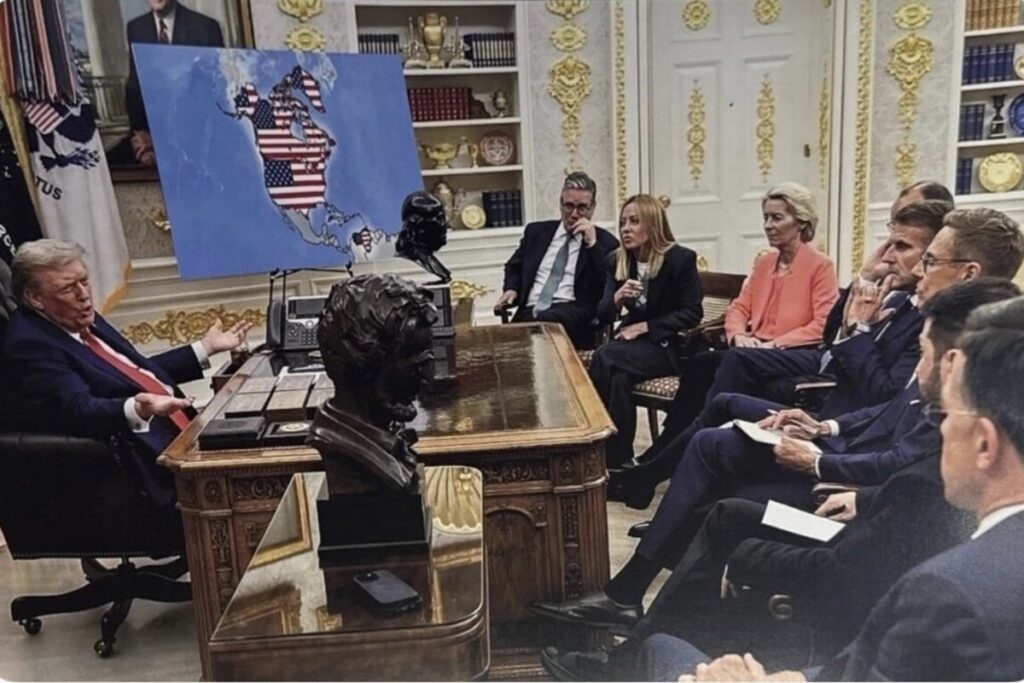 Trump makes fresh threats to Canada and Greenland with provocative photo on his social media platform - The Independent