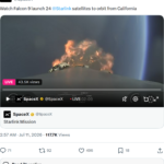 SpaceX Launches 24 Starlink Satellites from California - BASENOR - Tesla Accessories