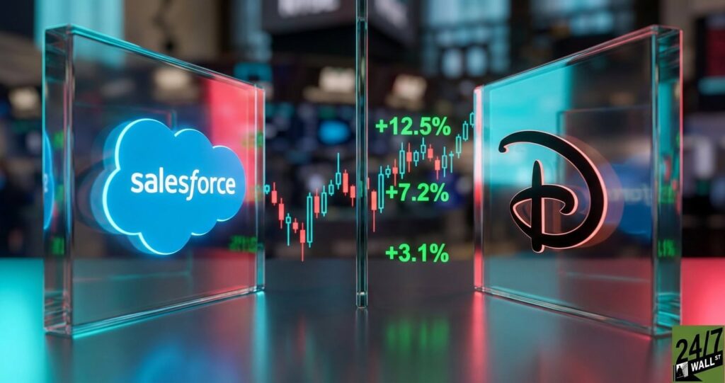Disney or Salesforce: Which Beaten-Down Dow Giant Is the Smarter Dip-Buy? - 24/7 Wall St.