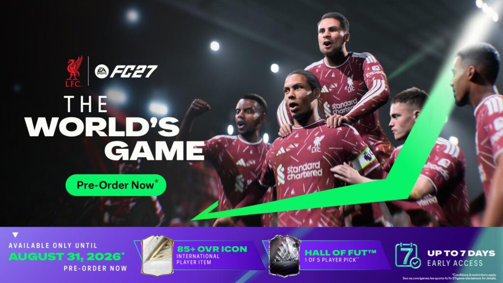 Pre-order EA SPORTS FC™ 27: The World's Game - Liverpool FC