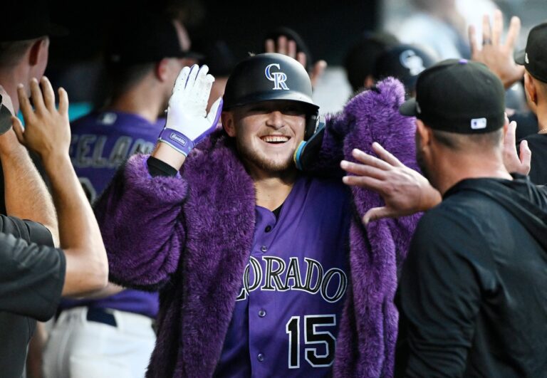 Rockies scratch Hunter Goodman vs. Dodgers with a left hand contusion - iNFOnews.ca