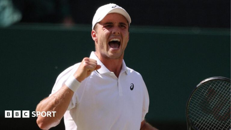 Watch Wimbledon quarter-finals: Fearless Fery wins tie-break to lead Cobolli by two sets - BBC
