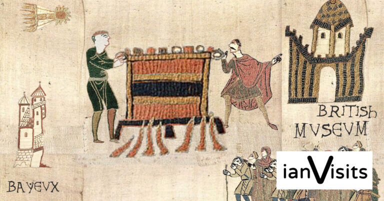 Bayeux Tapestry arrives in Britain under overnight police escort - ianVisits