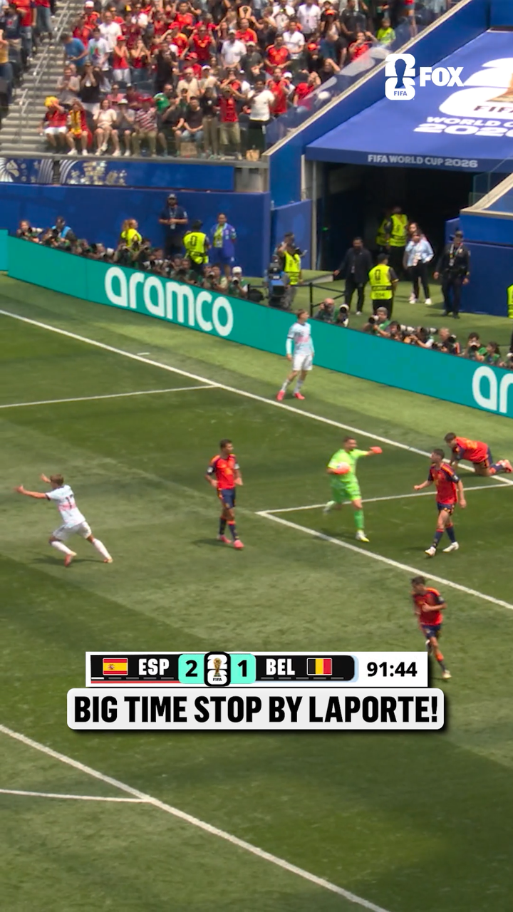 Laporte saves Spain in the final moments to get them past Belgium - FOX Sports
