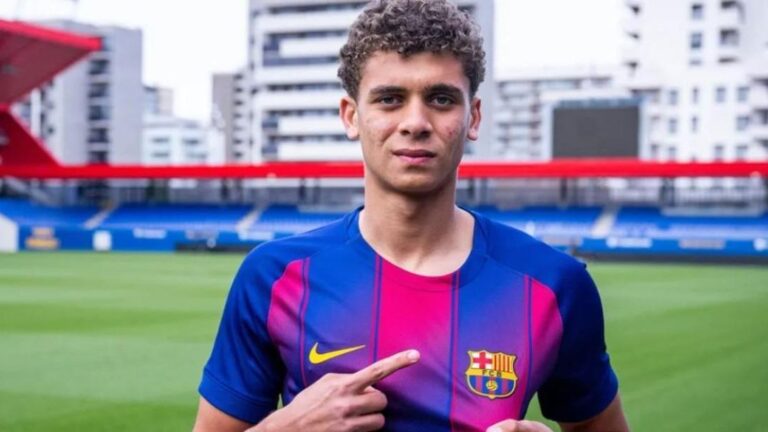 Video: Hamza Abdelkarim shines and scores for Barcelona against Birmingham - Goal.com