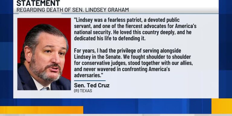Ted Cruz, Henry Cuellar respond to death of Sen. Lindsey Graham - KGNS