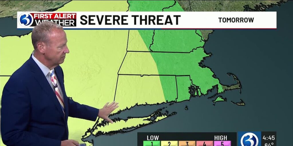 FORECAST: Bright today, a First Alert Weather Day for storms tomorrow - WFSB