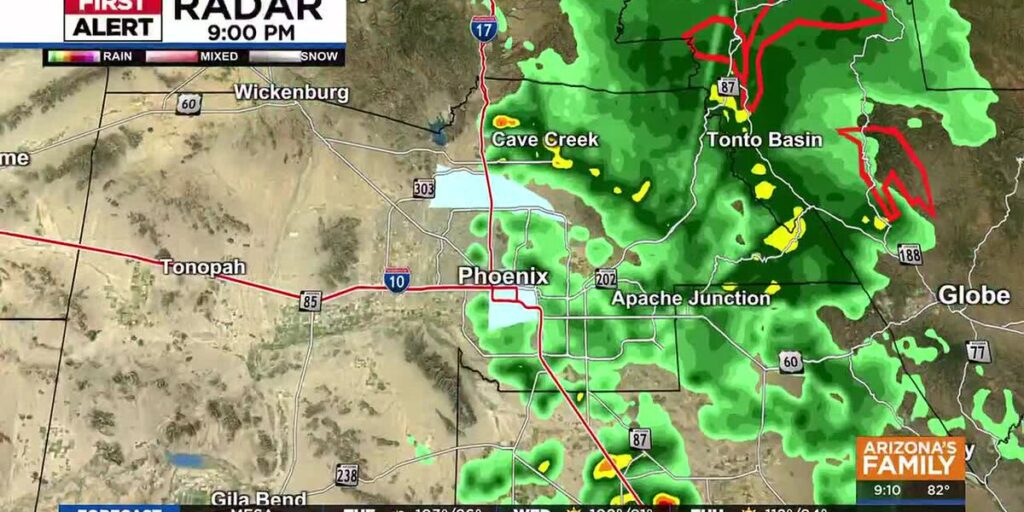 Winds gust over 60 mph during monsoon rain in Phoenix - fox8live.com