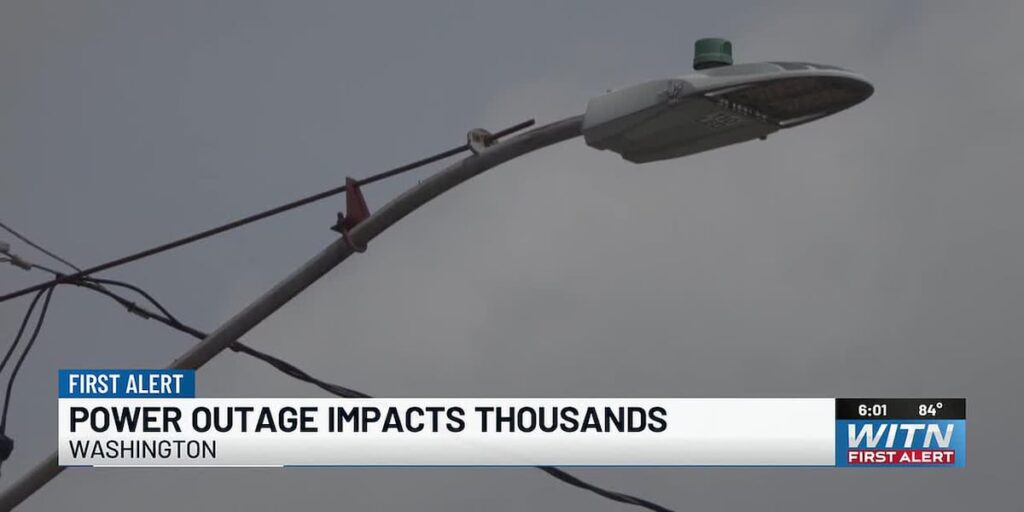 Washington mayor expresses concern after power outage - WITN