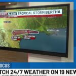 When will Tropical Storm Bertha makes its second landfall - Cleveland 19 News