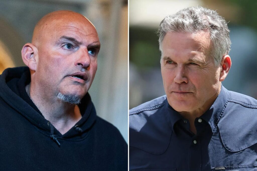 John Fetterman, David McCormick show unusual display of friendship at Sun Valley - New York Post
