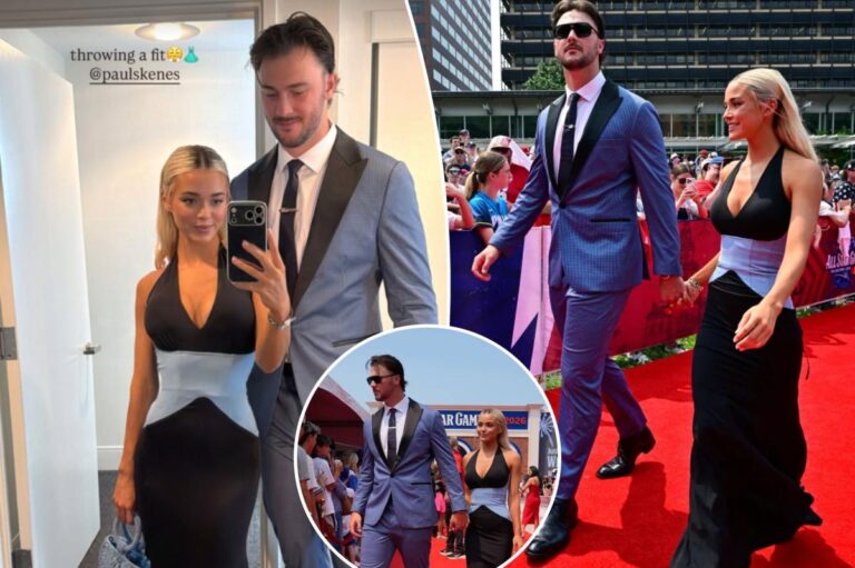 Livvy Dunne, Paul Skenes stun on MLB All-Star Game red carpet: ‘Throwing a fit’ - New York Post