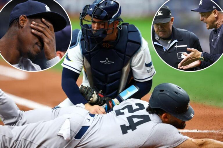 Yankees’ anemic offense flops again in latest loss to rival Rays - New York Post