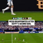 Messi's reaction to Egypt taking a 2-0 lead over Argentina - FOX Sports