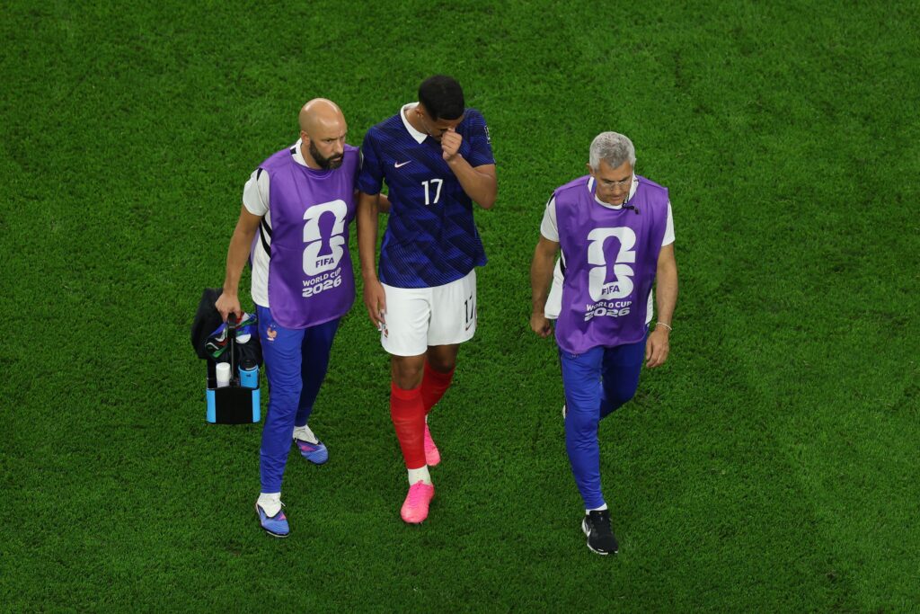 What is William Saliba's injury? France and Arsenal defender taken off against Spain - FourFourTwo