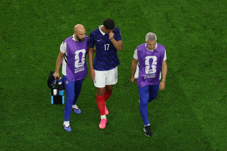 What is William Saliba's injury? France and Arsenal defender taken off against Spain - FourFourTwo