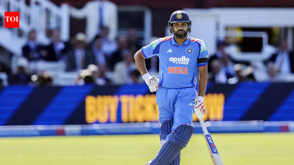 Rohit Sharma scripts history, becomes first Indian to score ODI century at Lord's; surpasses Sachin Tendu - The Times of India