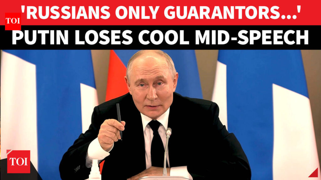 ‘You’re Spewing Nonsense’: Putin Loses Cool During Ukraine Speech; Predicts Doom for Kyiv | WATCH - The Times of India