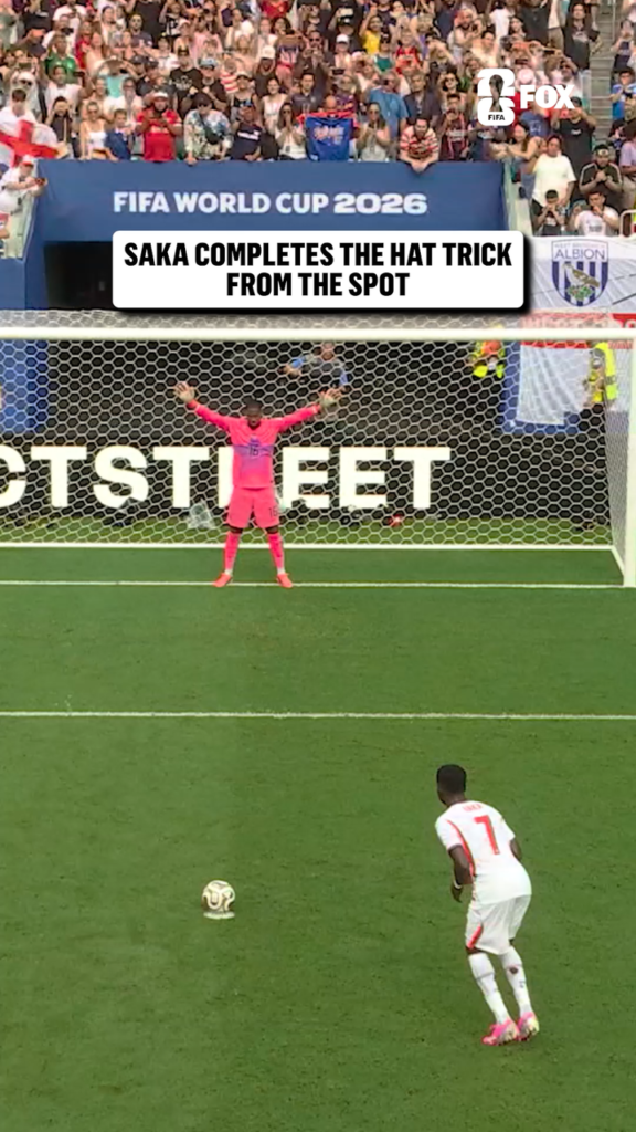 SAKA IS THE HAT TRICK HERO IN MIAMI 🏴󠁧󠁢󠁥󠁮󠁧󠁿 - FOX Sports