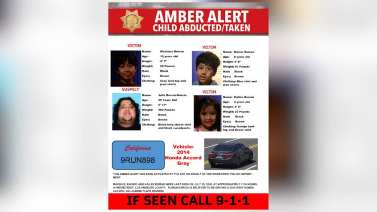 Amber Alert issued across SoCal for Kern County child-abduction suspect - KESQ