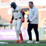 Giants 3B Casey Schmitt leaves game versus Brewers in 2nd inning due to apparent leg injury - Beaumont Enterprise