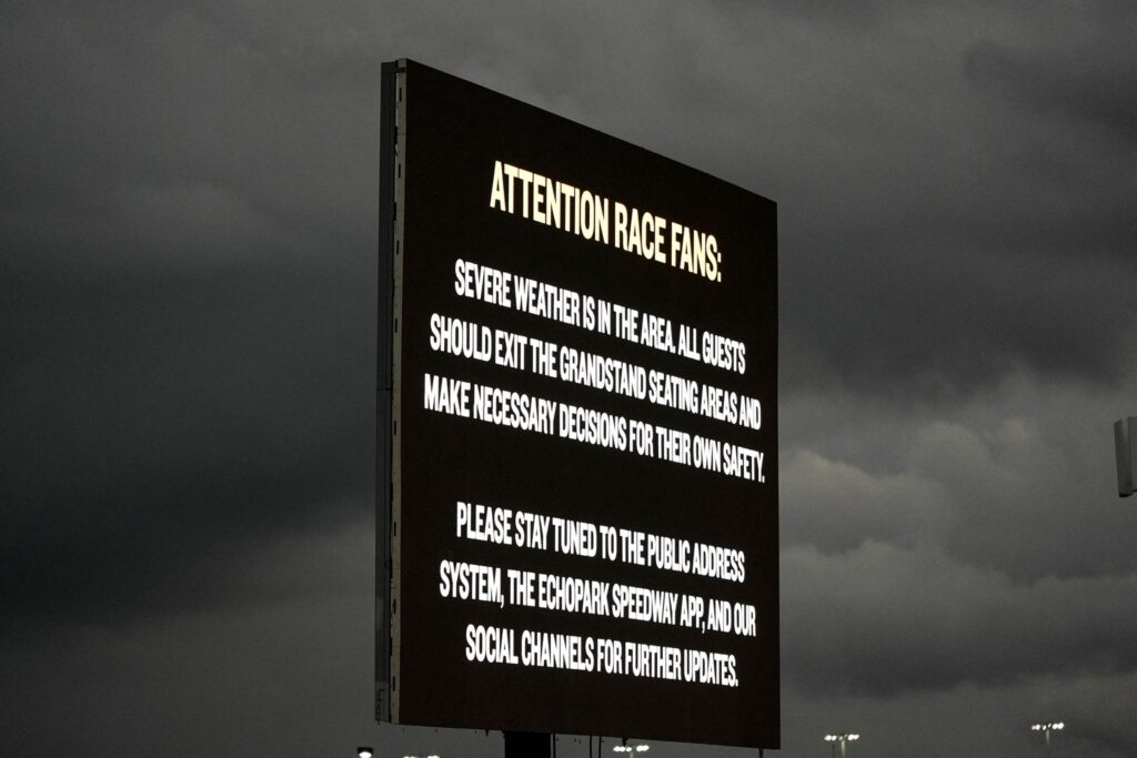 Lightning and rain cause delay with Blaney leading NASCAR Cup Series race in Atlanta - News-Times