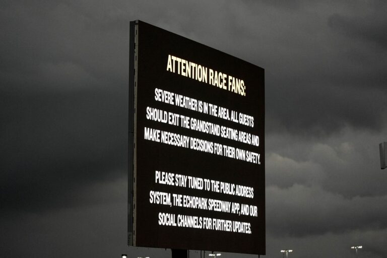 Lightning and rain cause delay with Blaney leading NASCAR Cup Series race in Atlanta - News-Times
