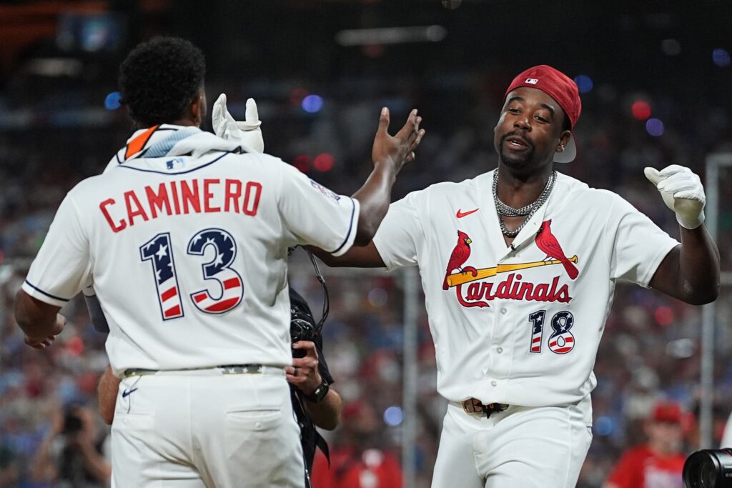Tampa Bay Rays slugger Junior Caminero leaves All-Star Game after being hit on left hand - The Edwardsville Intelligencer