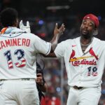 Tampa Bay Rays slugger Junior Caminero leaves All-Star Game after being hit on left hand - The Edwardsville Intelligencer