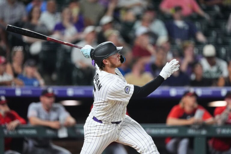 Hunter Goodman's go-ahead homer in 8th inning lifts Rockies to 8-7 victory over Nationals - Huron Daily Tribune