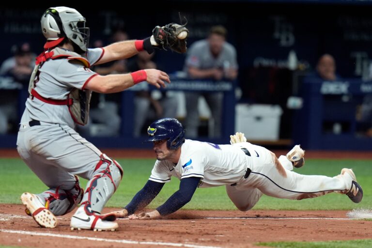 Rays beat the Guardians 11-3 behind homers from Ryan Vilade and Richie Palacios - Times Union