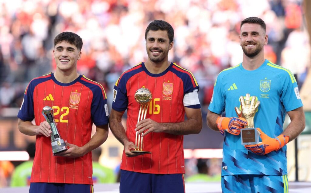 Spain’s Rodri wins World Cup Golden Ball as Pau Cubarsi, Unai Simon also collect awards - The New York Times