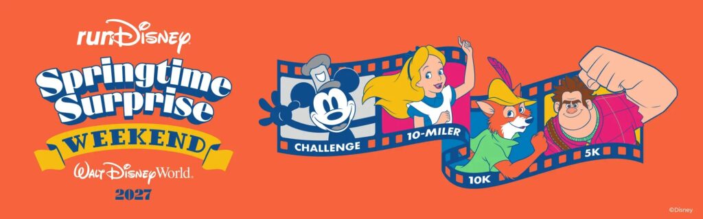 runDisney Springtime Surprise Weekend 2027: Waiting Room Open Ahead of 10am Registration - WDWMagic