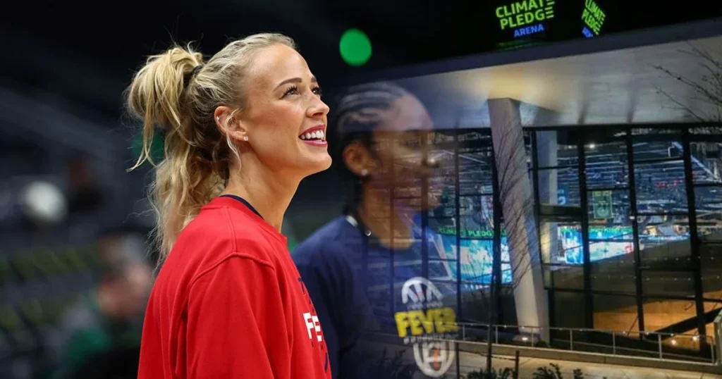 A few dozen rally outside Climate Pledge Arena sparked another Sophie Cunningham Wnba Rallies flashpoint before Fever-Storm game - El-Balad.com