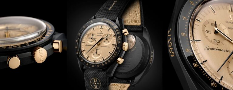 Swatch presents a limited-edition MoonSwatch crafted from OMEGA’s 18K Moonshine Gold - nylon.com.sg