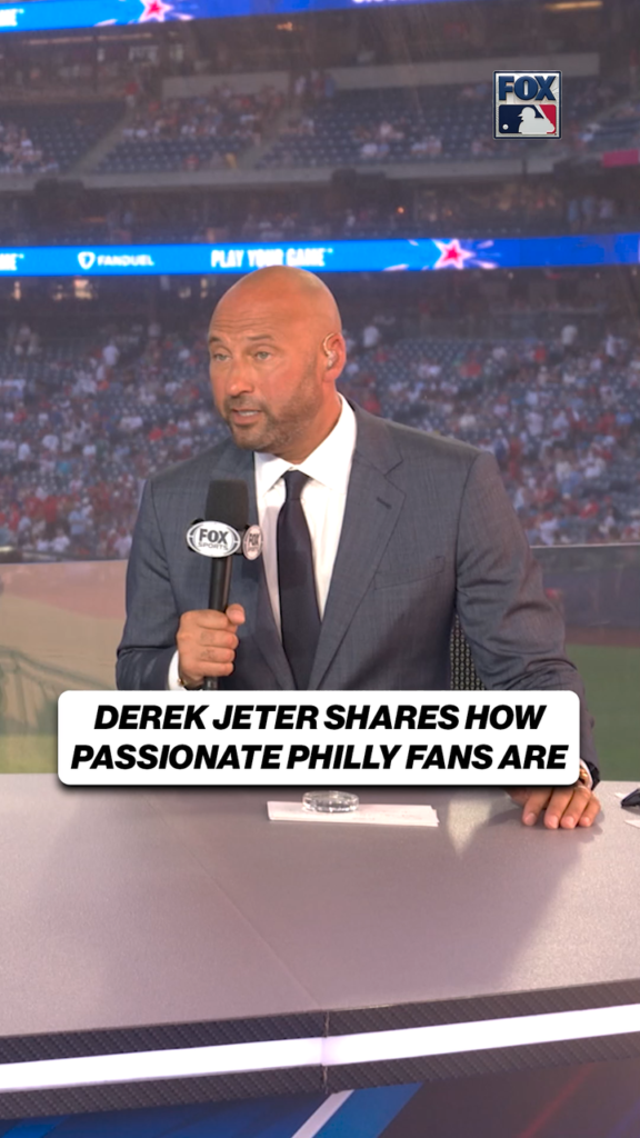 Derek Jeter talks about the passion in Philadelphia 😆 - FOX Sports