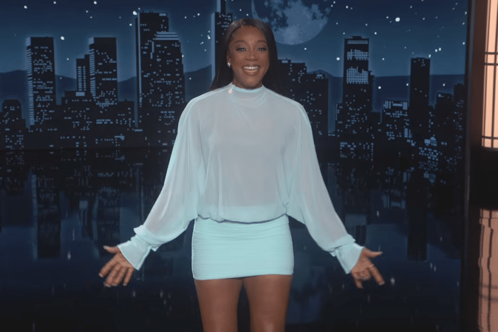 Tiffany Haddish Gets Her Jimmy Kimmel Moment: ‘The White House Is Mad at Me!’ - LateNighter