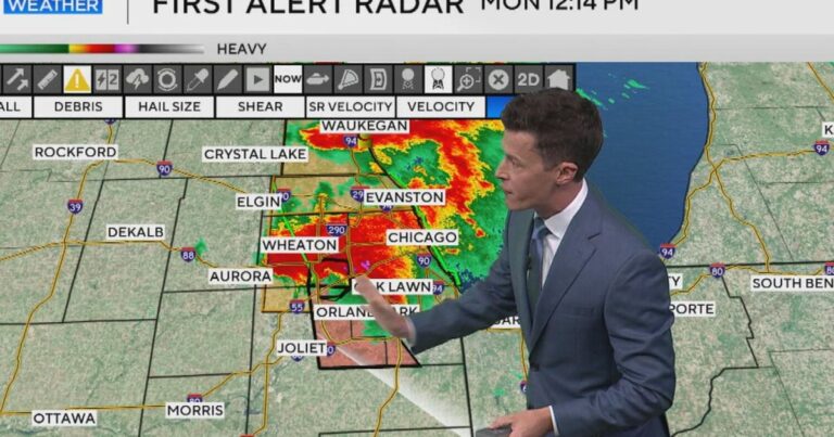 Chicago weather live: Tornado warning, severe thunderstorm warning for multiple counties; ground stop at O'Hare - CBS News